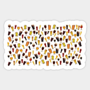 Beer Pattern Sticker